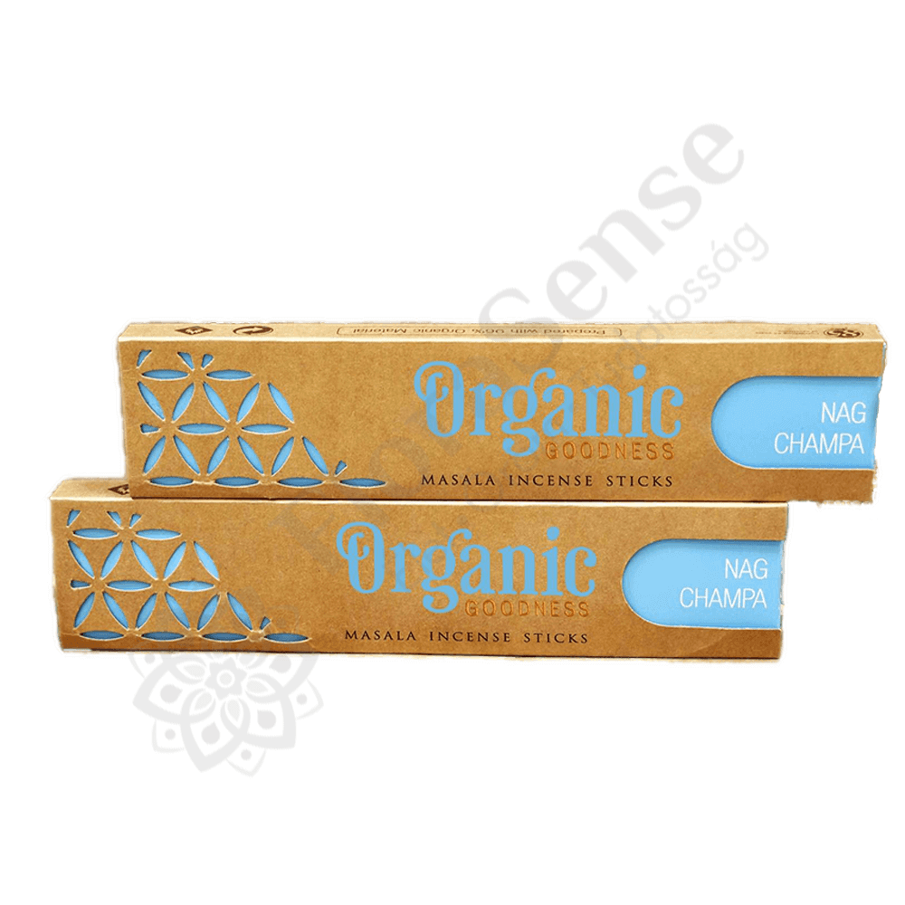 Organic Goodness Nag Champa füstölőpálcika / Élet Virága motívummal